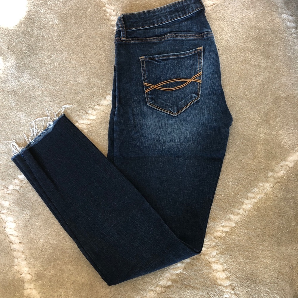 Abercrombie and Fitch Ankle Destroyed Jeans